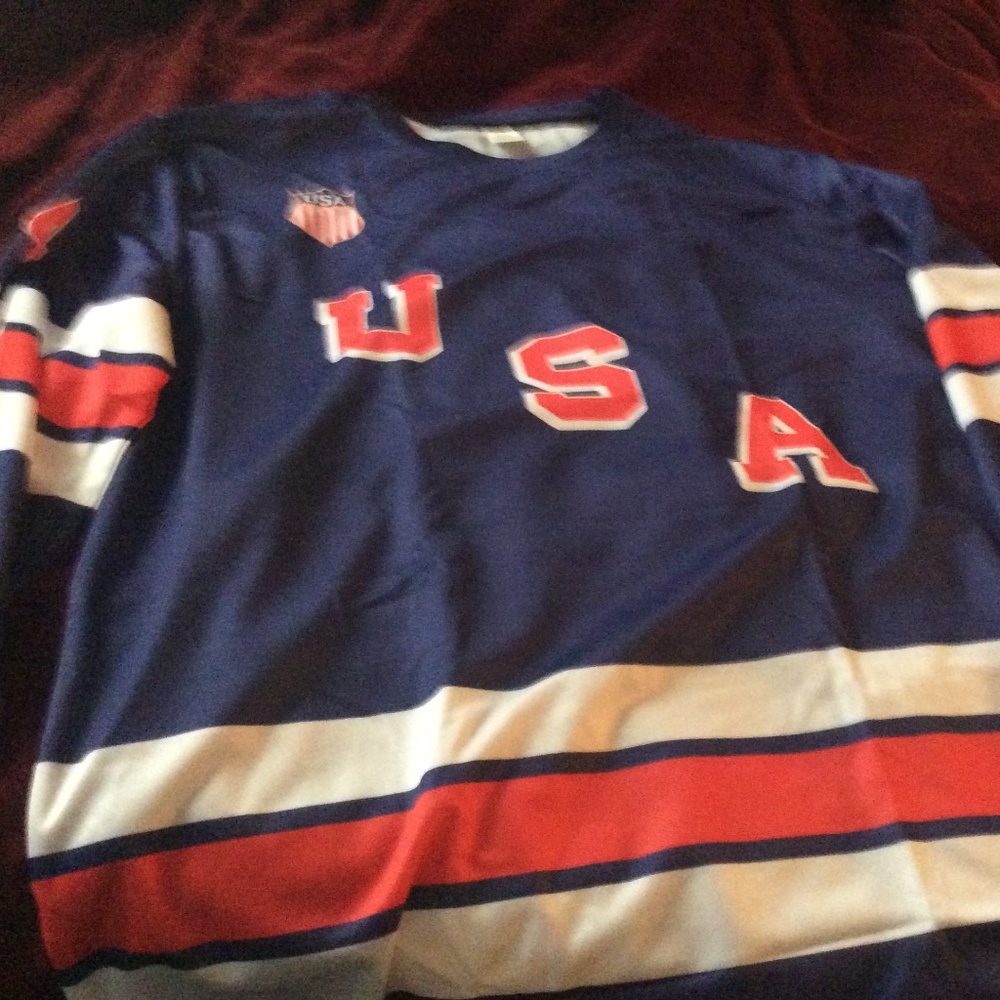 OLYMPICS USA HOCKEY JERSEY